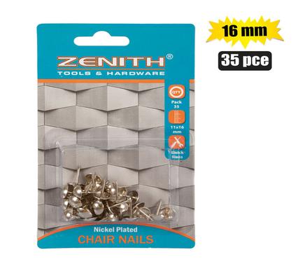 NAILS CHAIR 11x16mm NICKL-PL 35PCE