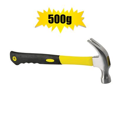 HAMMER CLAW 500g F/GLASS HANDLE
