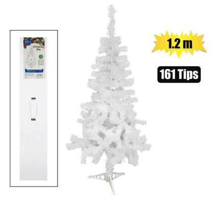 XMAS TREE 1.2m WHITE (161-TIPS) REGULAR