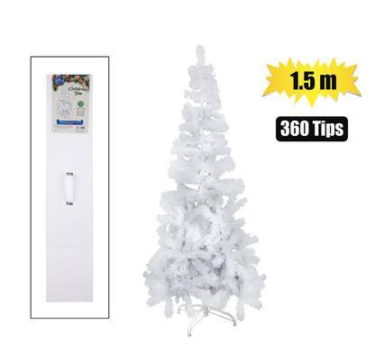 XMAS TREE 1.5m WHITE (360 TIPS) REGULAR