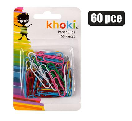 STATIONERY PAPER CLIPS 2.8cm 60PC