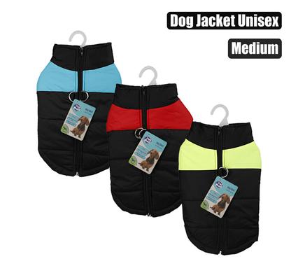 PET DOG JACKET WITH ZIP UNISEX-MEDIUM