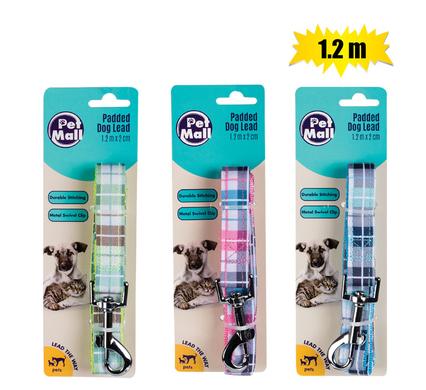 PET DOG-LEAD TARTAN 1.2mx2cm