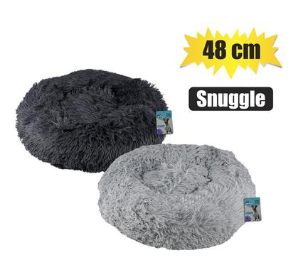 PET BED ROUND SNUGGLE 48cm DIAMETER