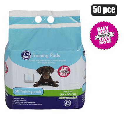 PET PUPPY TRAINING PAD 50PCE 56x66cm