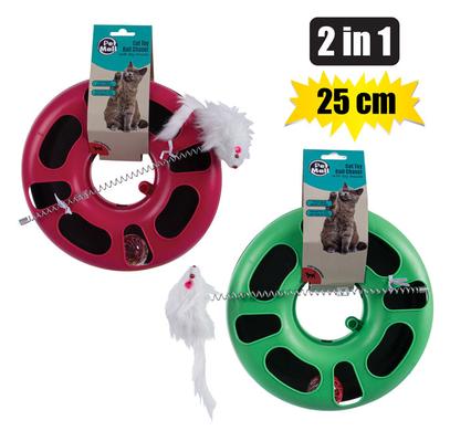 PET CAT TOY BALL CHASER