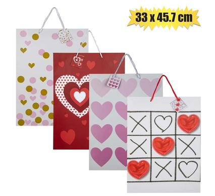 GIFT-BAG PAPER JMB 33x45.7cm LOVE