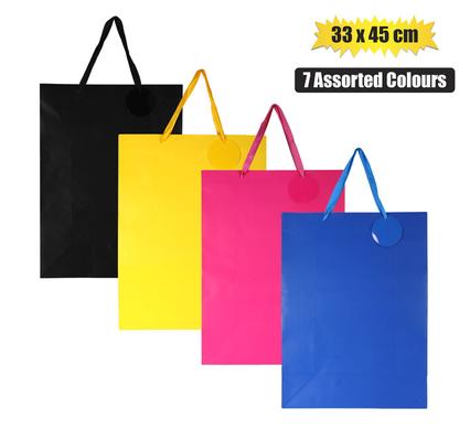 GIFT-BAG SOLID COLOR JMB 33x45cm