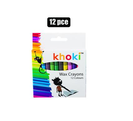 ART+CRAFT CRAYONS WAX REGULAR 12PCE