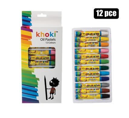 ART+CRAFT OIL PASTELS 12PCE