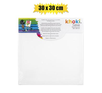 ART+CRAFT PAINT CANVAS 30x30cm WOOD MNT