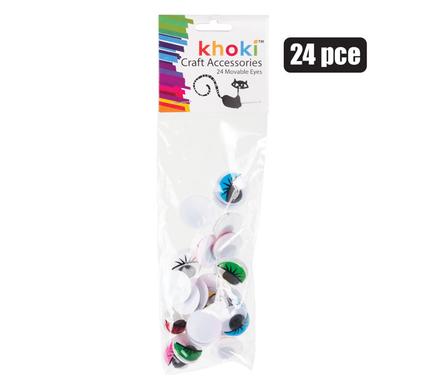 ART+CRAFT DIY COLOUR EYES 24 PCS