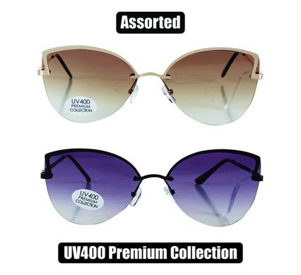 SUNGLASS PRE/LDS METAL CATEYE