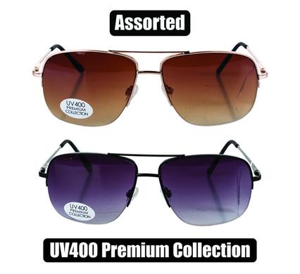 SUNGLASS PRE/MENS SQ AVIATOR