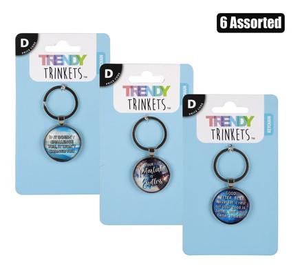 KEYCHAIN INSPIRATIONAL QUOTES ASSTD