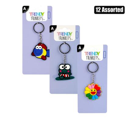 KEYCHAIN EVA CARTOON SHAPES