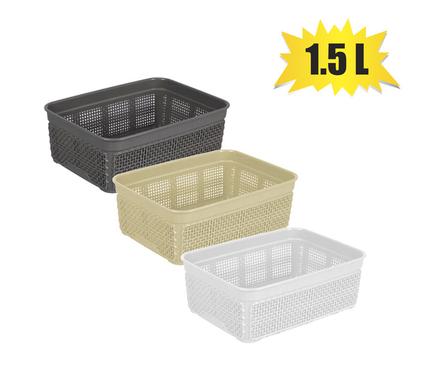 BASKET PL JUTE 1,5L 18x13x6cm
