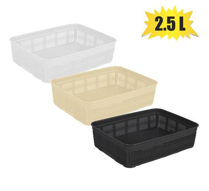 BASKET PL JUTE 2,5L 25x18x6cm