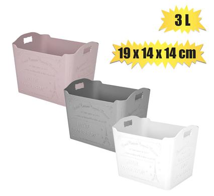 BASKET PL PARIS 3L 19x14x14cm