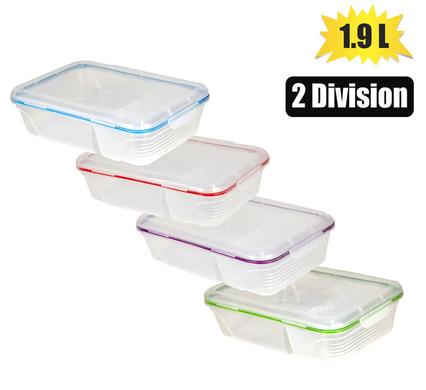 LUNCH BOX PL 1.9L 2-DIVISIONS