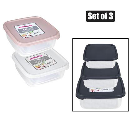 CONTAINER SET EMBOX SQUARE SET-3