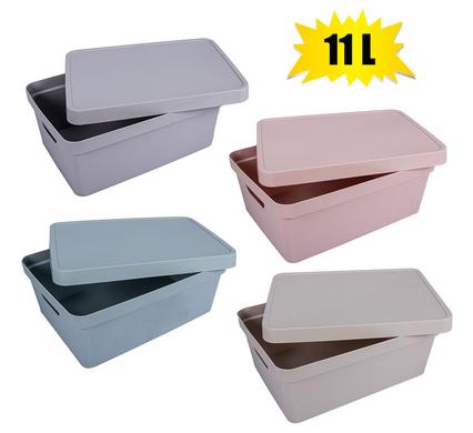 STORAGE BOX PL VINTO DESIGN 11L W/LID