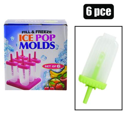 ICE LOLLY MAKER PL 6PCE LARGE