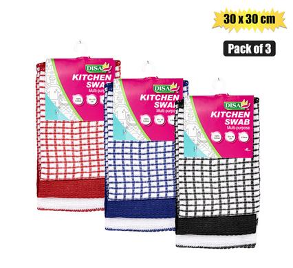 SWAB COTTON 30x30cm 3 PACK