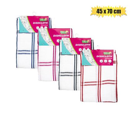 DISH CLOTH COTTON H/DUTY 45x70cm 70gm