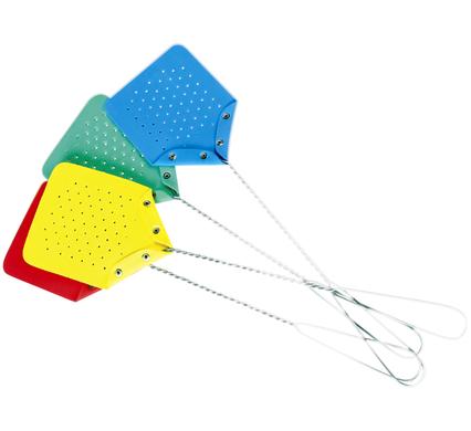 FLY-SWATTER RUBBER ASSTD-COLOURS