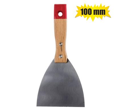 SCRAPER PAINT WOODEN HANDLE 100mm