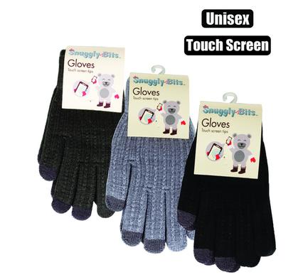 GLOVES UNISEX TOUCH SCREEN TIPS