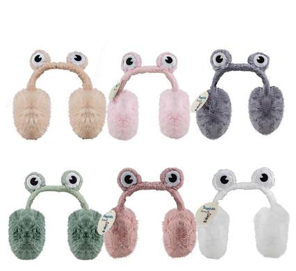 WINTER EARBAND PLUSH HORNS/MONSTER EYES