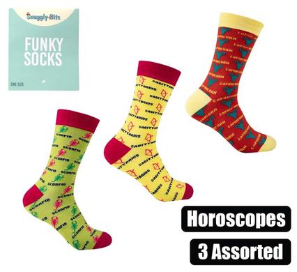 SOCKS UNISEX ZODIAC SCORPIO/SAGIT/CAPRIC