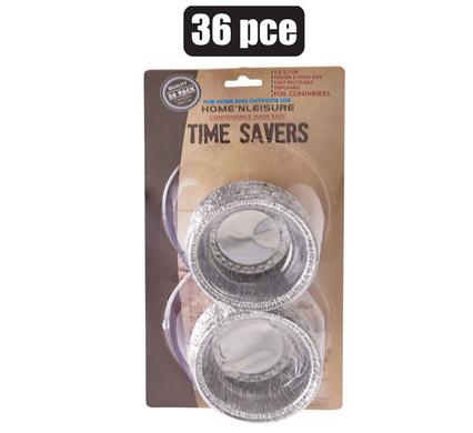 BAKING-PAN ALUM-FOIL 36PCE 7x3cm