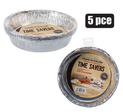 BAKING-PAN ALUM-FOIL 5PCE 21x4cm