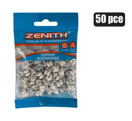 CURTAIN RUNNERS NYLON-WHL PACK-50 ZENITH
