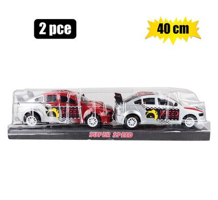VEHICLE RACER CAR SPORTS SET PACK 40cm