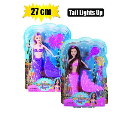 DOLL MERMAID LIGHT UP TAIL 27 cm