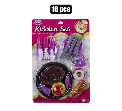 PLAY-SET MEALTIME SET 16PC