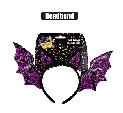 DRESS UP HEADBAND BAT WINGS