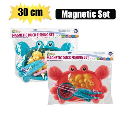 BABY BATH FISHING DUCK SET MAGNETIC 30cm