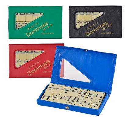 GAME DOMINOES IVORY DBL-SIX 5mm