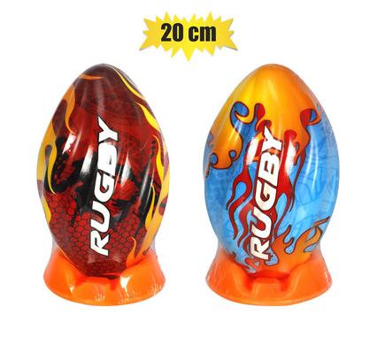 BALL RUGBY GROOVE GRIP PU 20cm