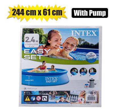 INTEX POOL EASI-SET (WITH PUMP) 244x61cm