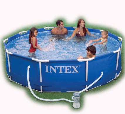 INTEX POOL MTL-FRAME(W/PUMP) 305x76cm