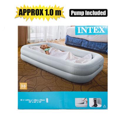 INTEX AIR-BED KIDZ TRAVEL W/PUMP
