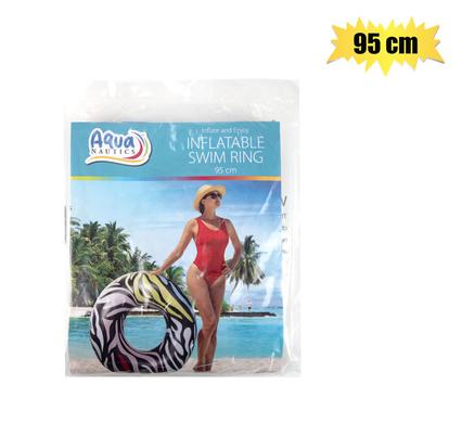 AQUANAUTICS SWIM RING WILDLFE RED 95cm