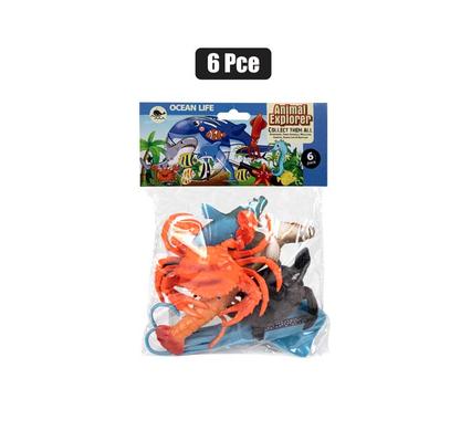 ANIMALS OCEAN PLAY SET 6pc