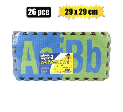 EDU EVA MAT A-Z U/L CASE 29x29cm 26PC